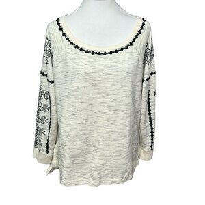Love Sam Beaded Trim Sweatshirt